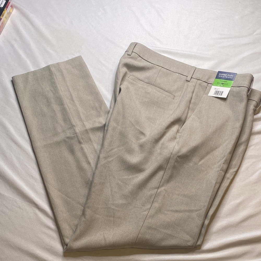 Kenneth‎ Cole Reaction Men's Beige Dress Pants